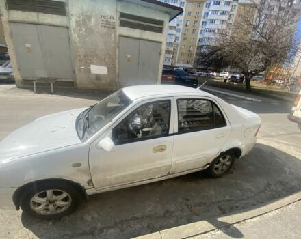Белый Джили ЦК, объемом двигателя 1.5 л и пробегом 300 тыс. км за 900 $, фото 1 на Automoto.ua