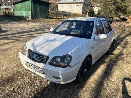 Белый Джили ЦК, объемом двигателя 1.5 л и пробегом 1 тыс. км за 800 $, фото 1 на Automoto.ua