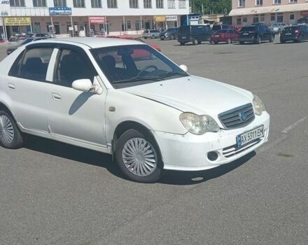 Белый Джили ЦК, объемом двигателя 1.5 л и пробегом 186 тыс. км за 1300 $, фото 1 на Automoto.ua