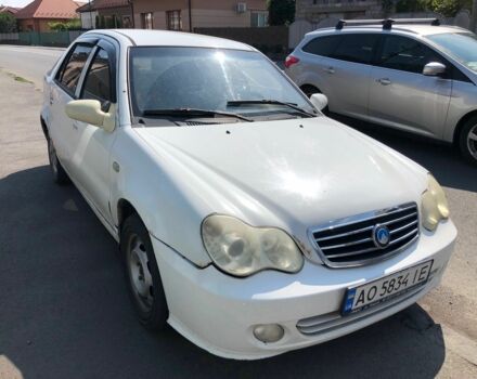 Білий Джилі ЦК, об'ємом двигуна 1.5 л та пробігом 3 тис. км за 701 $, фото 1 на Automoto.ua