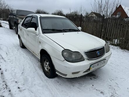 Белый Джили ЦК, объемом двигателя 1.5 л и пробегом 131 тыс. км за 750 $, фото 1 на Automoto.ua