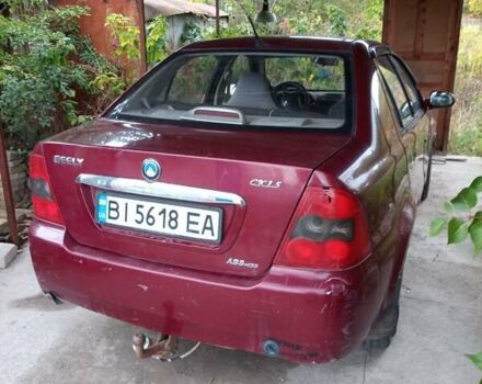 Червоний Джилі ЦК, об'ємом двигуна 1.5 л та пробігом 168 тис. км за 600 $, фото 1 на Automoto.ua