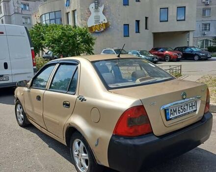 Желтый Джили ЦК, объемом двигателя 1.3 л и пробегом 207 тыс. км за 1300 $, фото 2 на Automoto.ua