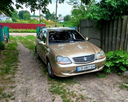 Желтый Джили ЦК, объемом двигателя 1.5 л и пробегом 100 тыс. км за 1900 $, фото 1 на Automoto.ua