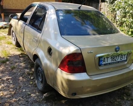 Желтый Джили ЦК, объемом двигателя 1.5 л и пробегом 175 тыс. км за 550 $, фото 3 на Automoto.ua