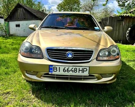 Желтый Джили ЦК, объемом двигателя 1.5 л и пробегом 120 тыс. км за 2200 $, фото 1 на Automoto.ua