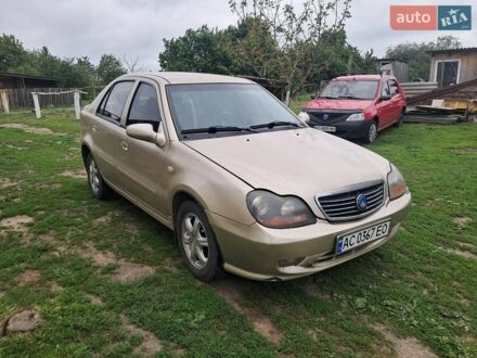 Желтый Джили ЦК, объемом двигателя 1.5 л и пробегом 180 тыс. км за 1299 $, фото 1 на Automoto.ua