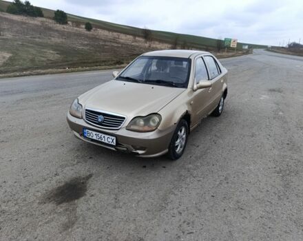 Желтый Джили ЦК, объемом двигателя 1.5 л и пробегом 161 тыс. км за 700 $, фото 1 на Automoto.ua