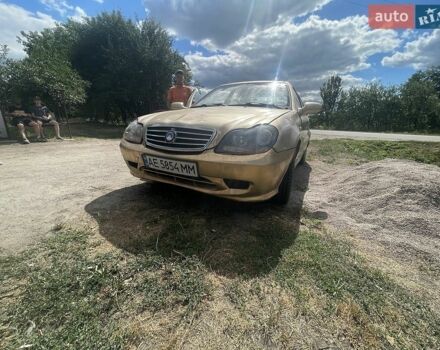 Желтый Джили ЦК, объемом двигателя 1.5 л и пробегом 132 тыс. км за 900 $, фото 1 на Automoto.ua