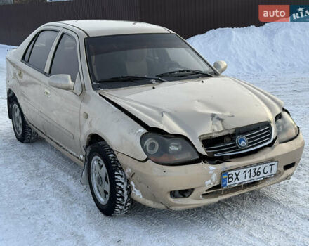 Желтый Джили ЦК, объемом двигателя 1.5 л и пробегом 252 тыс. км за 950 $, фото 1 на Automoto.ua