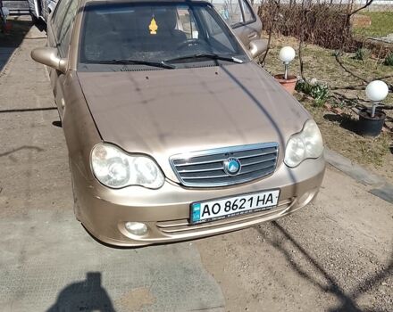Желтый Джили ЦК, объемом двигателя 1.5 л и пробегом 200 тыс. км за 1150 $, фото 1 на Automoto.ua