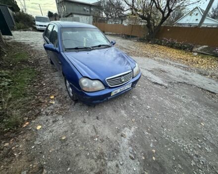 Синий Джили ЦК, объемом двигателя 1.5 л и пробегом 200 тыс. км за 900 $, фото 1 на Automoto.ua