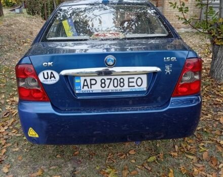 Синий Джили ЦК, объемом двигателя 1.5 л и пробегом 180 тыс. км за 2500 $, фото 1 на Automoto.ua