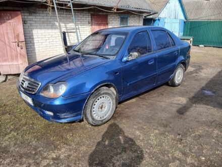 Синий Джили ЦК, объемом двигателя 1.5 л и пробегом 220 тыс. км за 1000 $, фото 1 на Automoto.ua