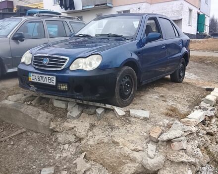 Синій Джилі ЦК, об'ємом двигуна 1 л та пробігом 215 тис. км за 1400 $, фото 1 на Automoto.ua