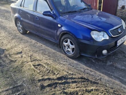 Синий Джили ЦК, объемом двигателя 1.5 л и пробегом 200 тыс. км за 850 $, фото 1 на Automoto.ua