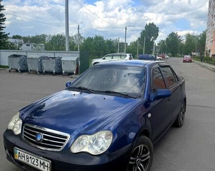 Синий Джили ЦК, объемом двигателя 1.5 л и пробегом 120 тыс. км за 1300 $, фото 1 на Automoto.ua