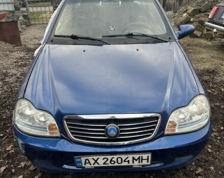 Синий Джили ЦК, объемом двигателя 1.5 л и пробегом 160 тыс. км за 1000 $, фото 1 на Automoto.ua