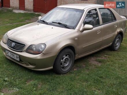 Желтый Джили МР, объемом двигателя 1.5 л и пробегом 304 тыс. км за 1100 $, фото 1 на Automoto.ua