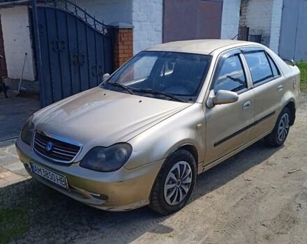 Желтый Джили МР, объемом двигателя 1.5 л и пробегом 90 тыс. км за 1222 $, фото 1 на Automoto.ua