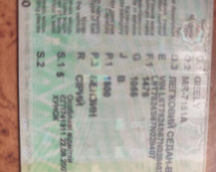 Серый Джили МР, объемом двигателя 1.5 л и пробегом 111 тыс. км за 1000 $, фото 4 на Automoto.ua