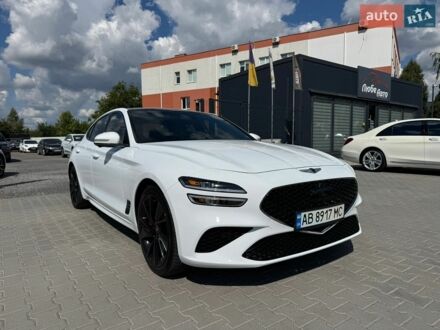 Белый Генезис G70, объемом двигателя 3.3 л и пробегом 35 тыс. км за 41500 $, фото 1 на Automoto.ua