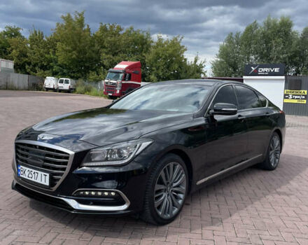 Черный Генезис G80, объемом двигателя 3.34 л и пробегом 289 тыс. км за 15900 $, фото 3 на Automoto.ua