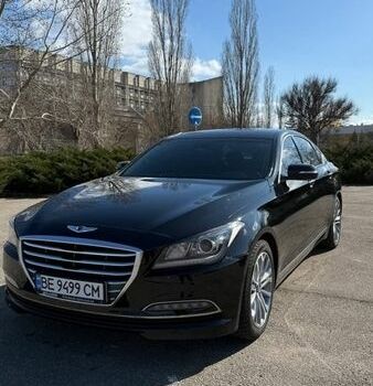 Черный Генезис G80, объемом двигателя 3.34 л и пробегом 140 тыс. км за 22900 $, фото 1 на Automoto.ua