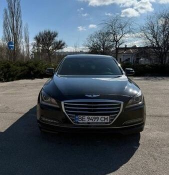 Черный Генезис G80, объемом двигателя 3.34 л и пробегом 140 тыс. км за 24500 $, фото 1 на Automoto.ua