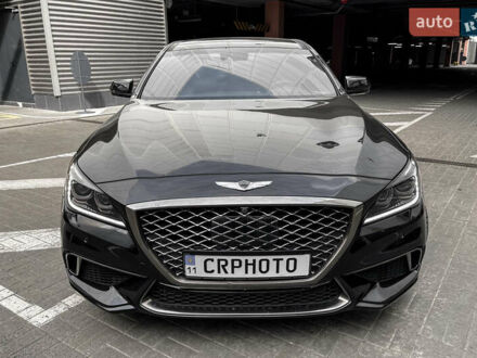 Черный Генезис G80, объемом двигателя 3.34 л и пробегом 141 тыс. км за 25000 $, фото 1 на Automoto.ua