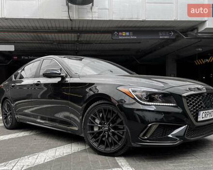 Чорний Генезис G80, об'ємом двигуна 3.34 л та пробігом 143 тис. км за 23500 $, фото 1 на Automoto.ua
