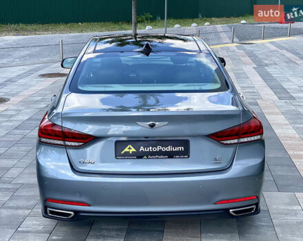 Серый Генезис G80, объемом двигателя 3.78 л и пробегом 70 тыс. км за 19500 $, фото 9 на Automoto.ua