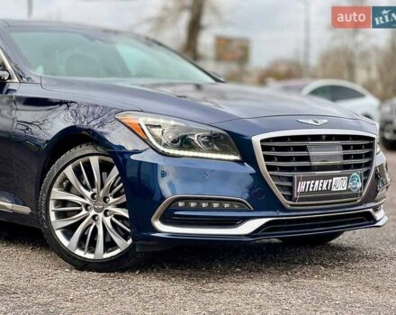 Синий Генезис G80, объемом двигателя 5 л и пробегом 84 тыс. км за 27500 $, фото 8 на Automoto.ua