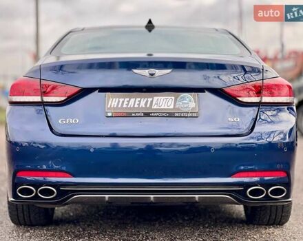 Синий Генезис G80, объемом двигателя 5 л и пробегом 84 тыс. км за 27500 $, фото 12 на Automoto.ua