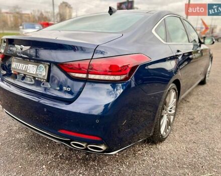 Синий Генезис G80, объемом двигателя 5 л и пробегом 84 тыс. км за 27500 $, фото 42 на Automoto.ua