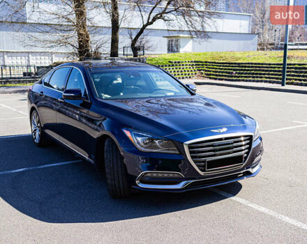 Синий Генезис G80, объемом двигателя 5.04 л и пробегом 82 тыс. км за 26000 $, фото 12 на Automoto.ua