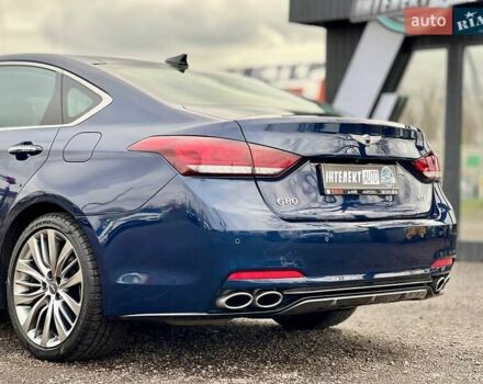 Синий Генезис G80, объемом двигателя 5 л и пробегом 84 тыс. км за 27500 $, фото 11 на Automoto.ua