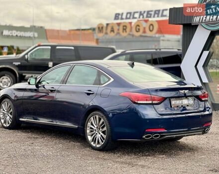 Синий Генезис G80, объемом двигателя 5 л и пробегом 84 тыс. км за 27500 $, фото 3 на Automoto.ua