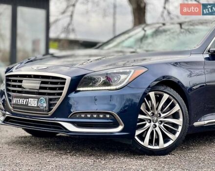 Синий Генезис G80, объемом двигателя 5 л и пробегом 84 тыс. км за 27500 $, фото 10 на Automoto.ua