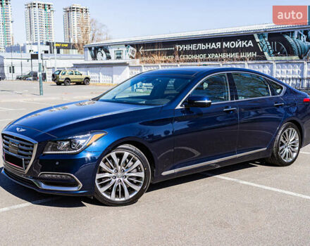 Синий Генезис G80, объемом двигателя 5.04 л и пробегом 82 тыс. км за 26000 $, фото 1 на Automoto.ua