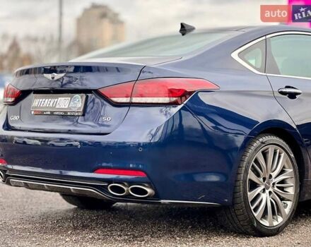 Синий Генезис G80, объемом двигателя 5 л и пробегом 84 тыс. км за 27500 $, фото 13 на Automoto.ua