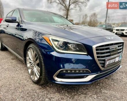 Синий Генезис G80, объемом двигателя 5 л и пробегом 84 тыс. км за 27500 $, фото 48 на Automoto.ua