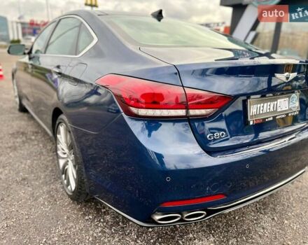 Синий Генезис G80, объемом двигателя 5 л и пробегом 84 тыс. км за 27500 $, фото 41 на Automoto.ua