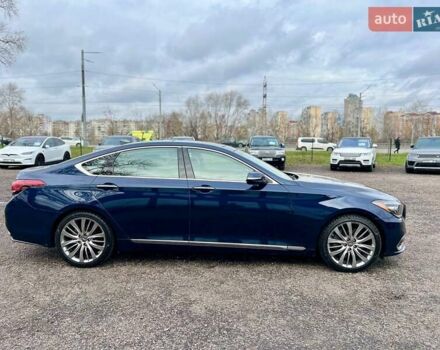 Синий Генезис G80, объемом двигателя 5 л и пробегом 84 тыс. км за 27500 $, фото 6 на Automoto.ua