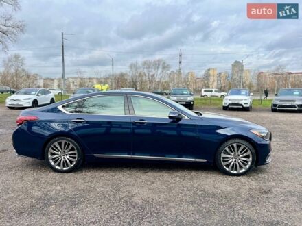 Синій Генезис G80, об'ємом двигуна 5 л та пробігом 91 тис. км за 28500 $, фото 1 на Automoto.ua
