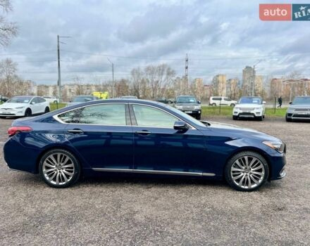 Синий Генезис G80, объемом двигателя 5 л и пробегом 91 тыс. км за 28500 $, фото 1 на Automoto.ua