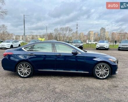 Синий Генезис G80, объемом двигателя 5 л и пробегом 91 тыс. км за 28500 $, фото 1 на Automoto.ua