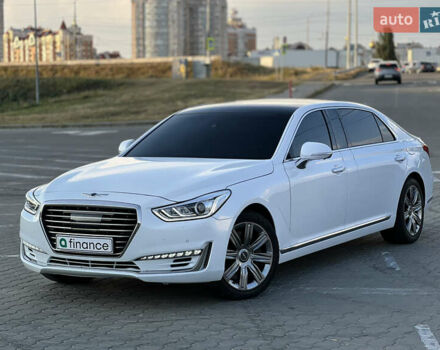 Белый Генезис G90, объемом двигателя 5.04 л и пробегом 177 тыс. км за 34900 $, фото 9 на Automoto.ua