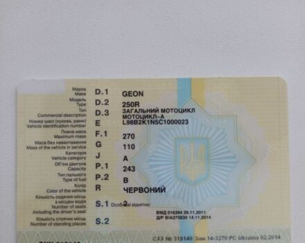 Геон Інша, об'ємом двигуна 0.25 л та пробігом 0 тис. км за 2200 $, фото 3 на Automoto.ua