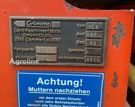 Грімме ХЛС 750, об'ємом двигуна 0 л та пробігом 0 тис. км за 19523 $, фото 5 на Automoto.ua